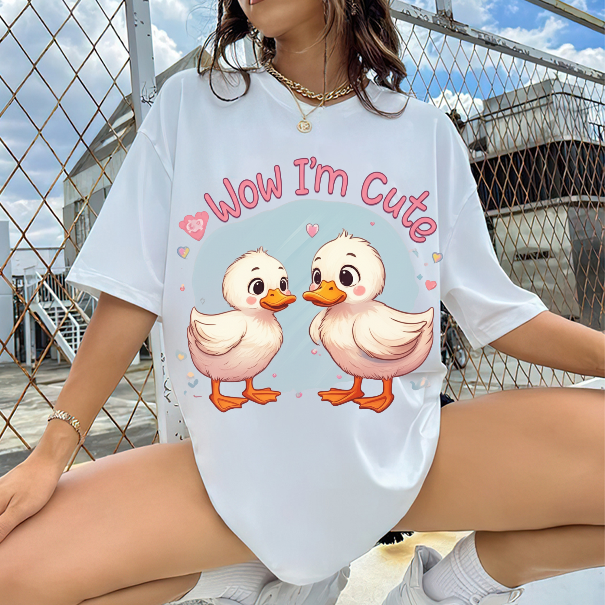 Cute Duck Pair T-Shirt