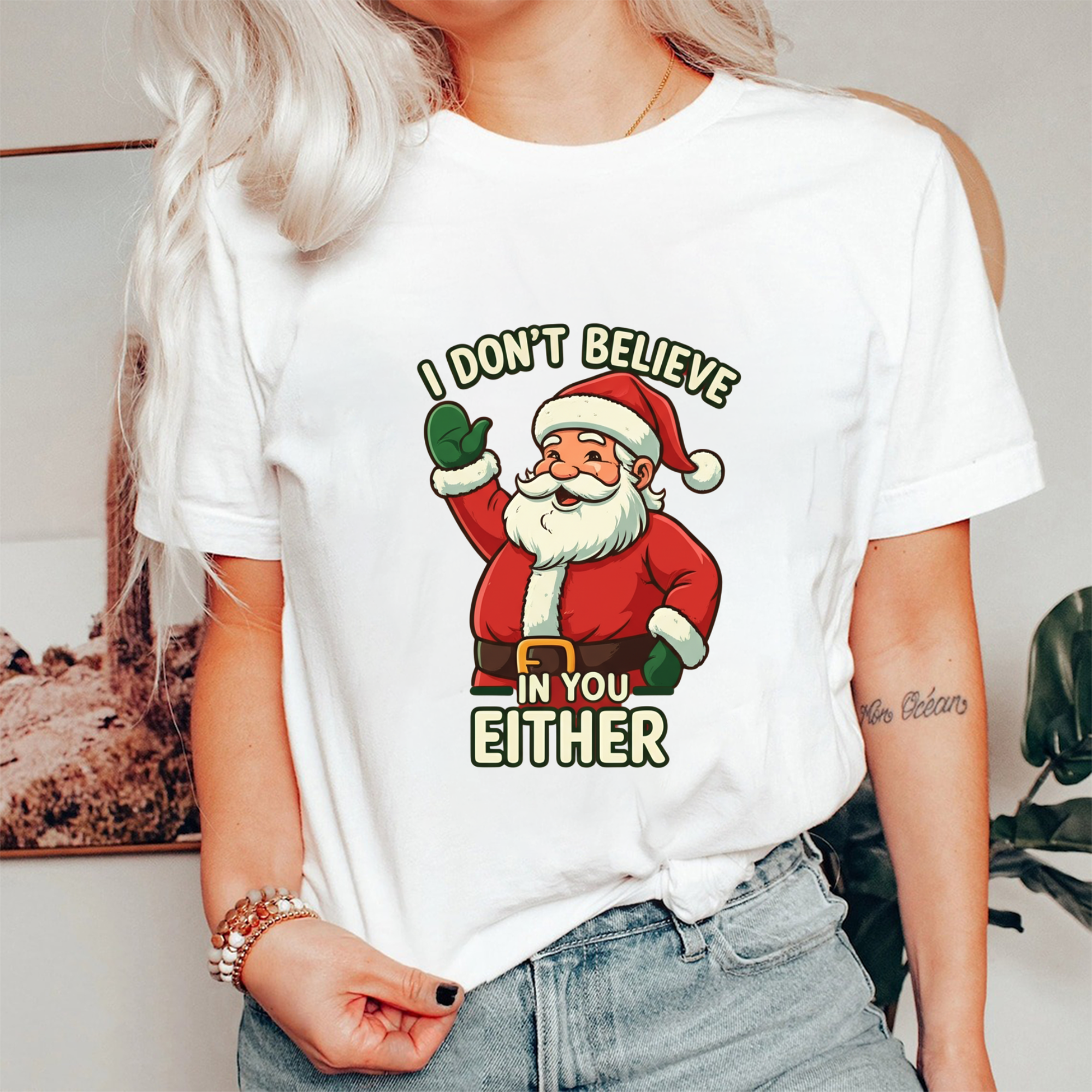 Santa's Reality Check T-Shirt