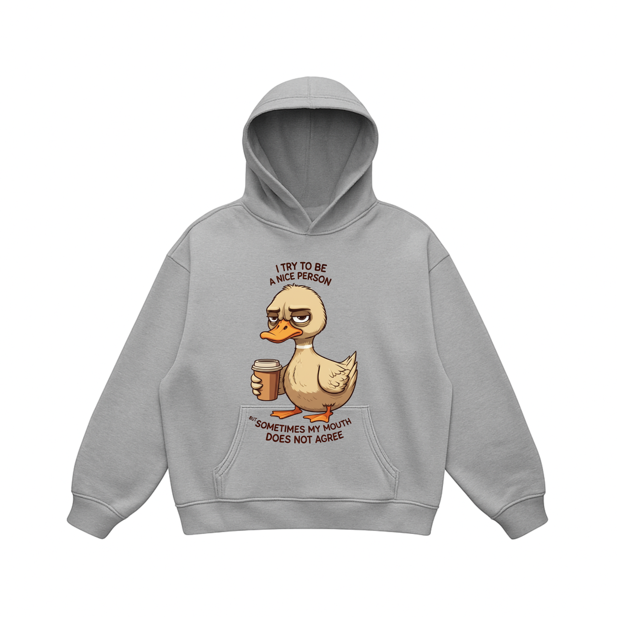 Grumpy Duck Vibes Hoodie