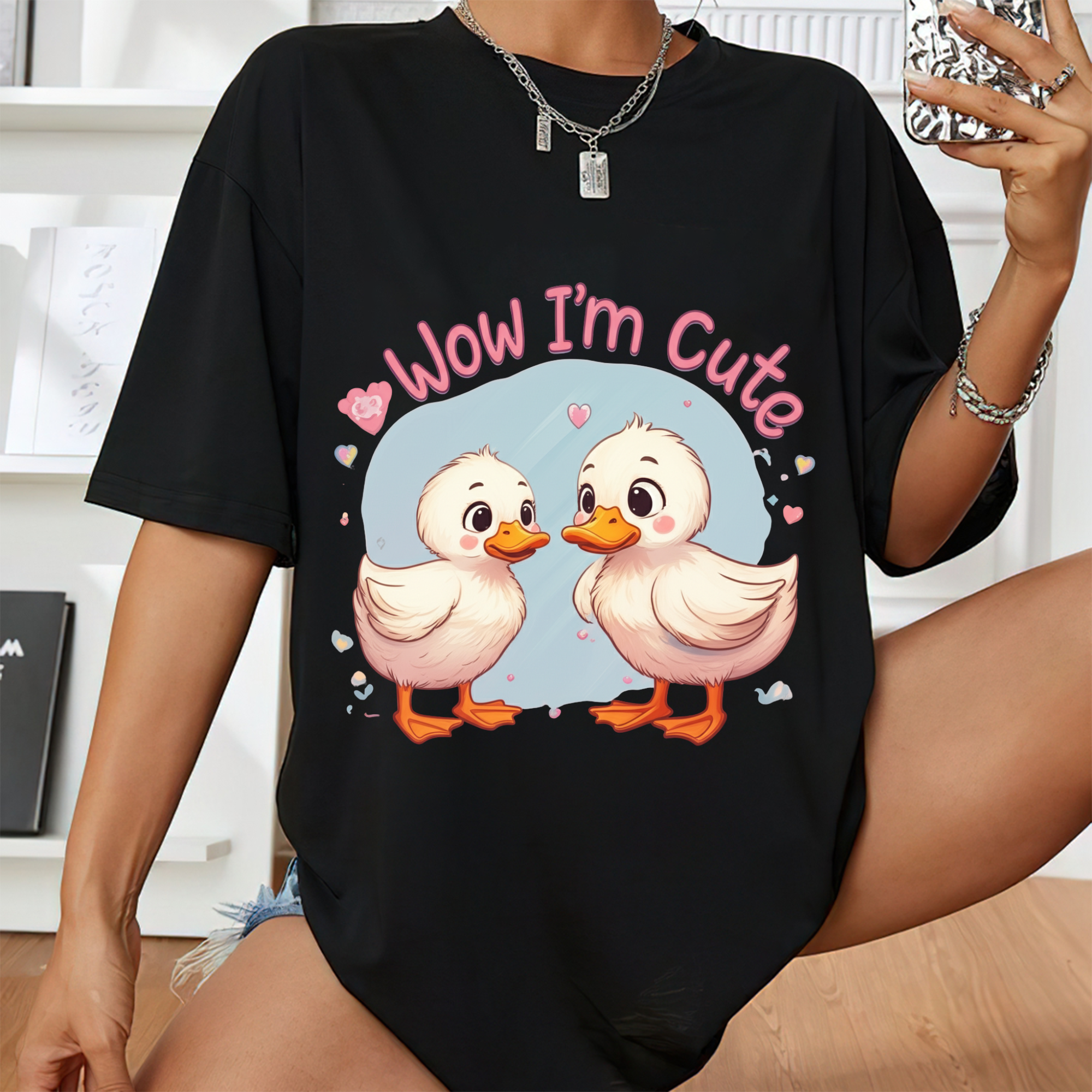 Cute Duck Pair T-Shirt