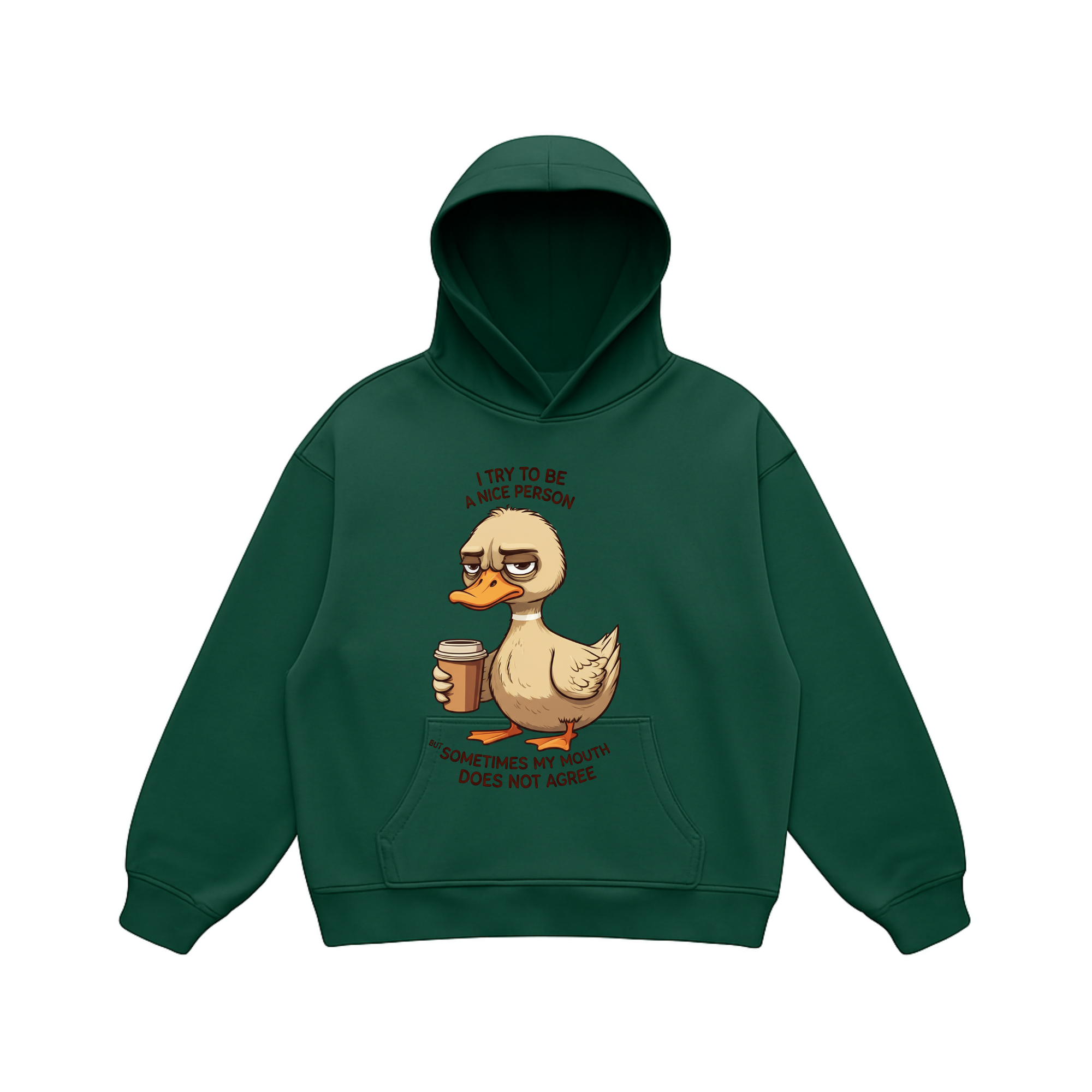 Grumpy Duck Vibes Hoodie