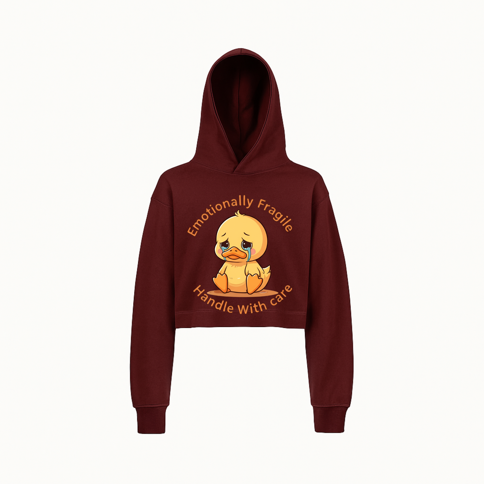 Emotionally Fragile Duck Hoodie