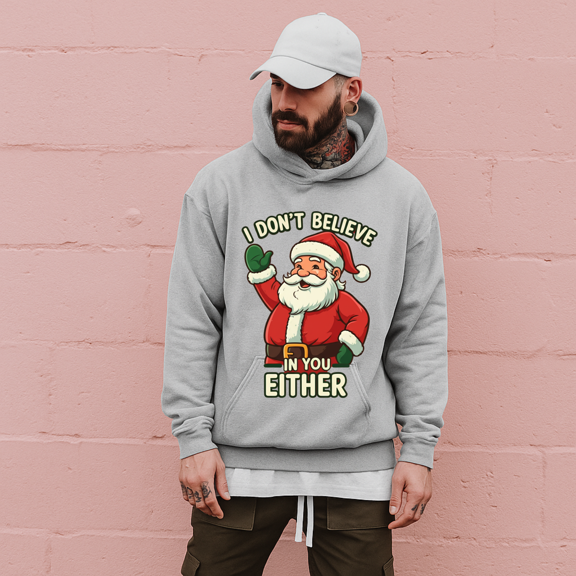 Santa's Reality Check Hoodie