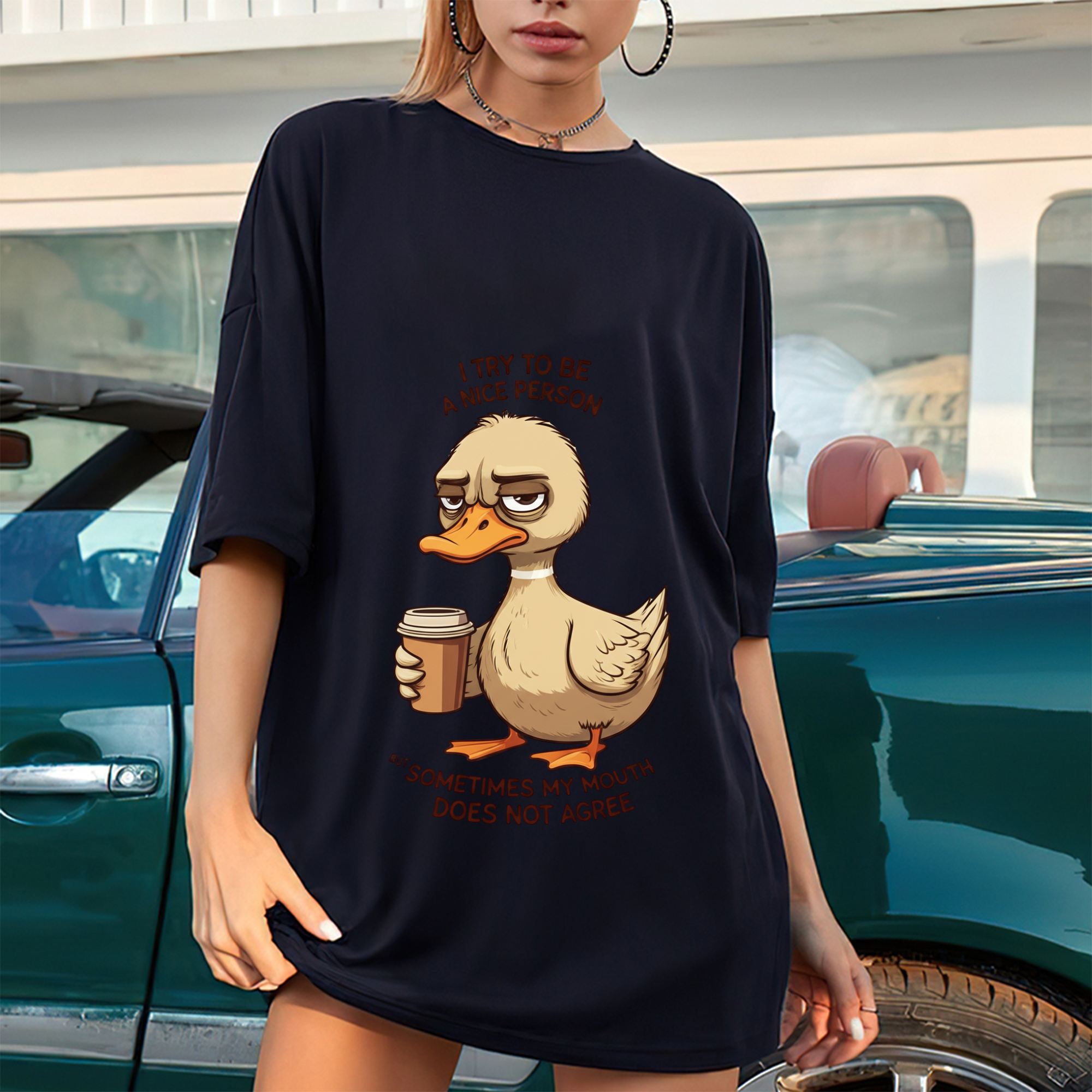 Grumpy Duck Vibes T-Shirt