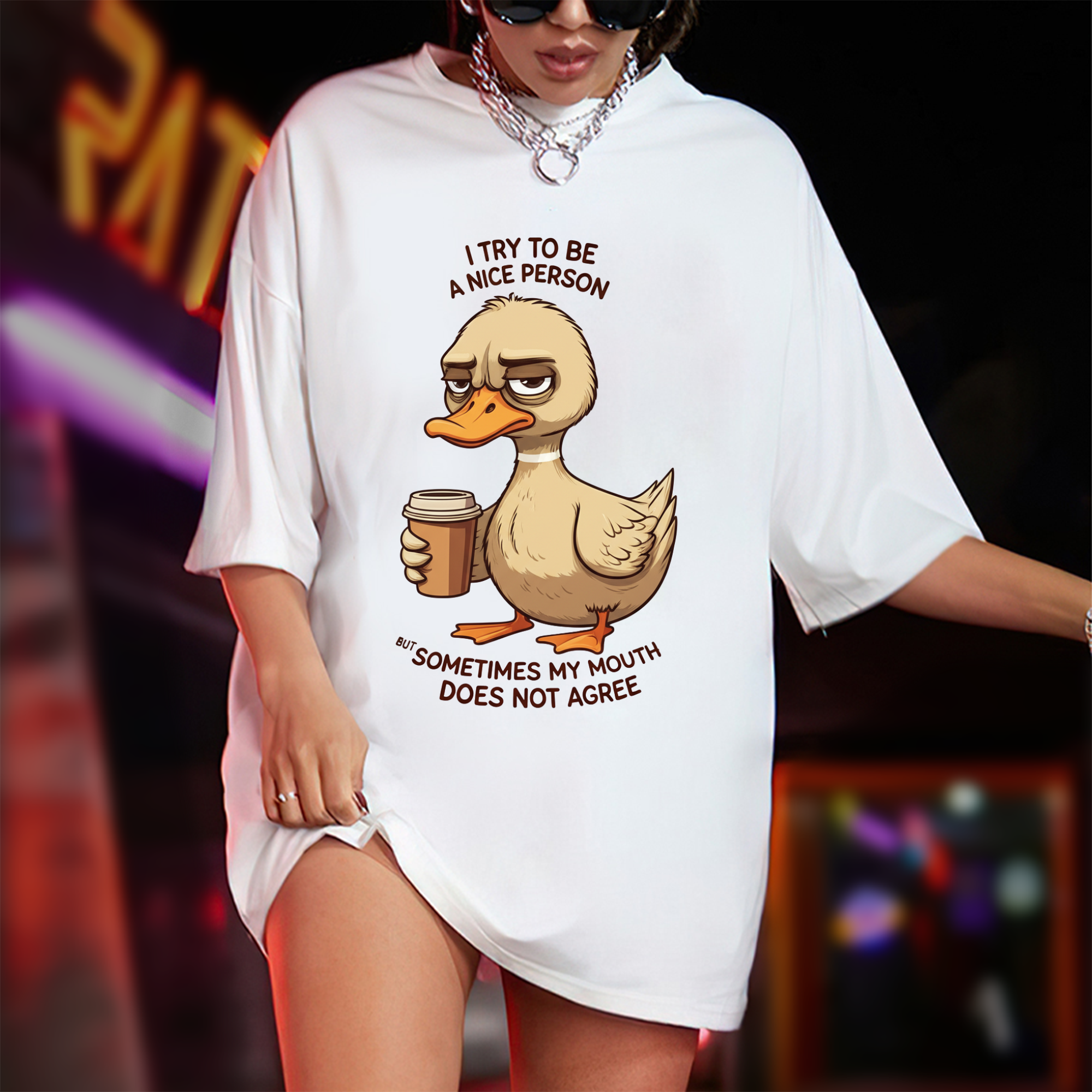 Grumpy Duck Vibes T-Shirt