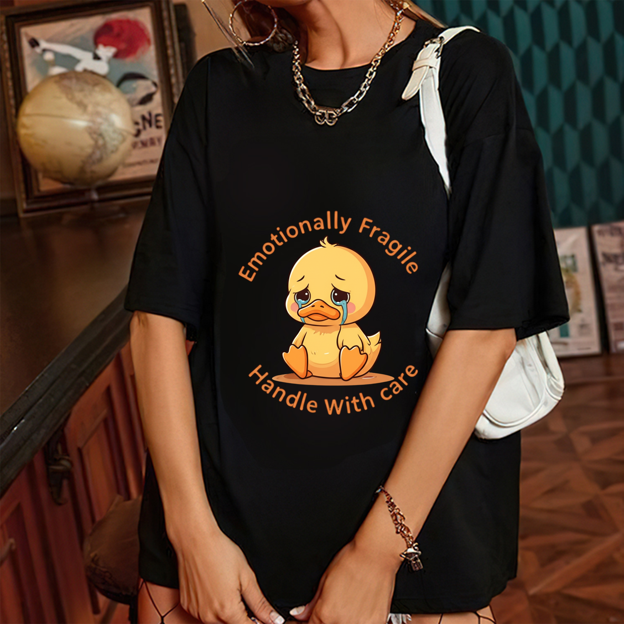 Emotionally Fragile Duck T-Shirt