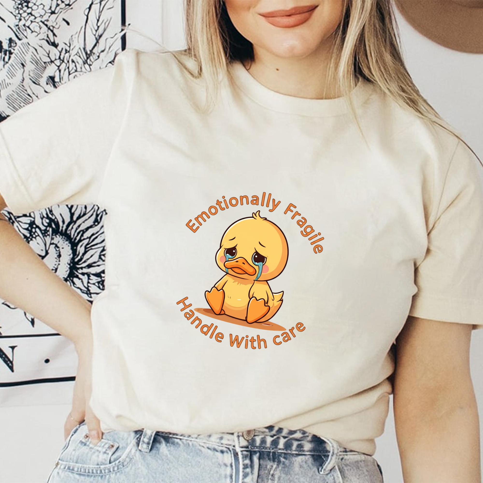 Emotionally Fragile Duck T-Shirt